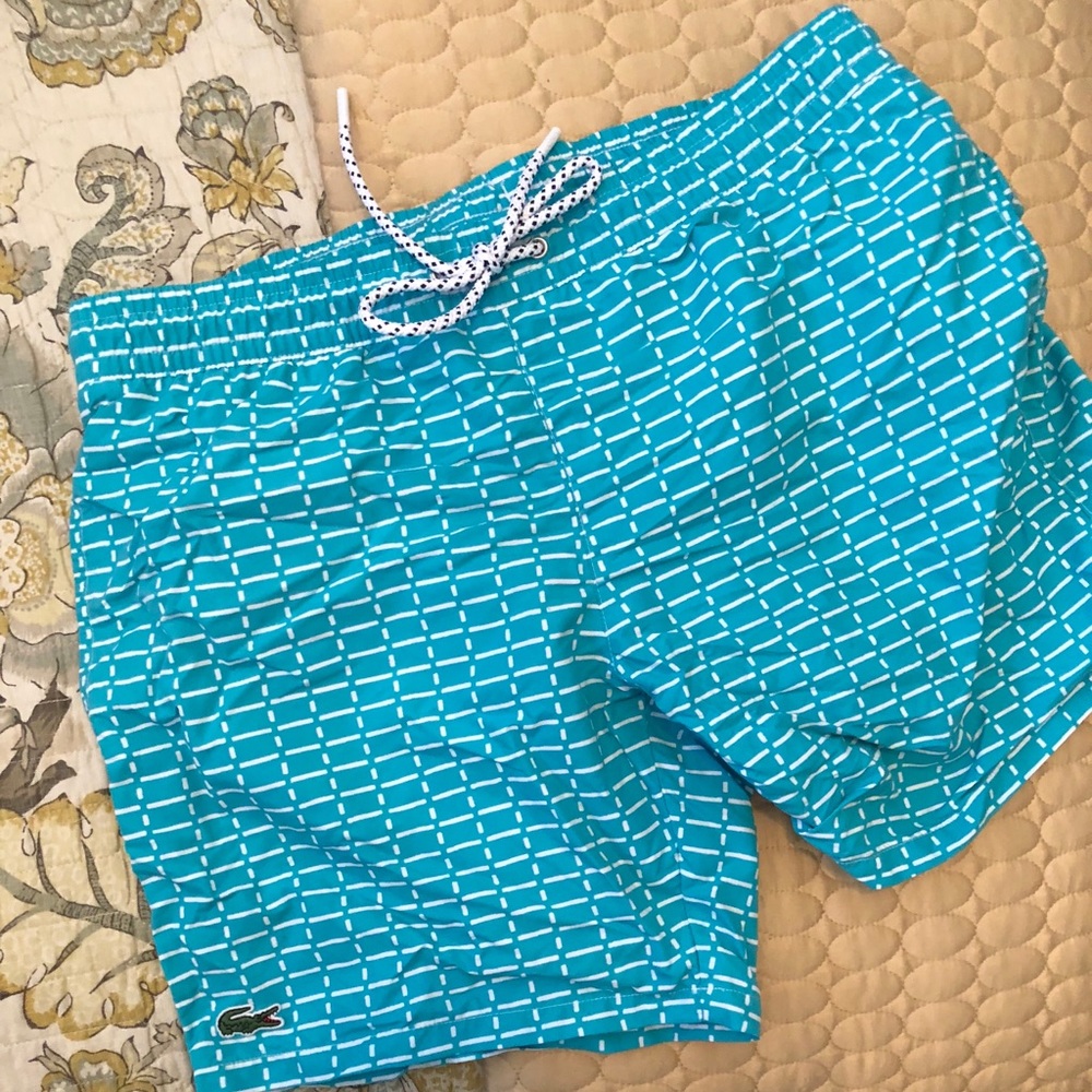 Lacoste swim trunks